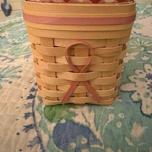Pink Ribbon Basket